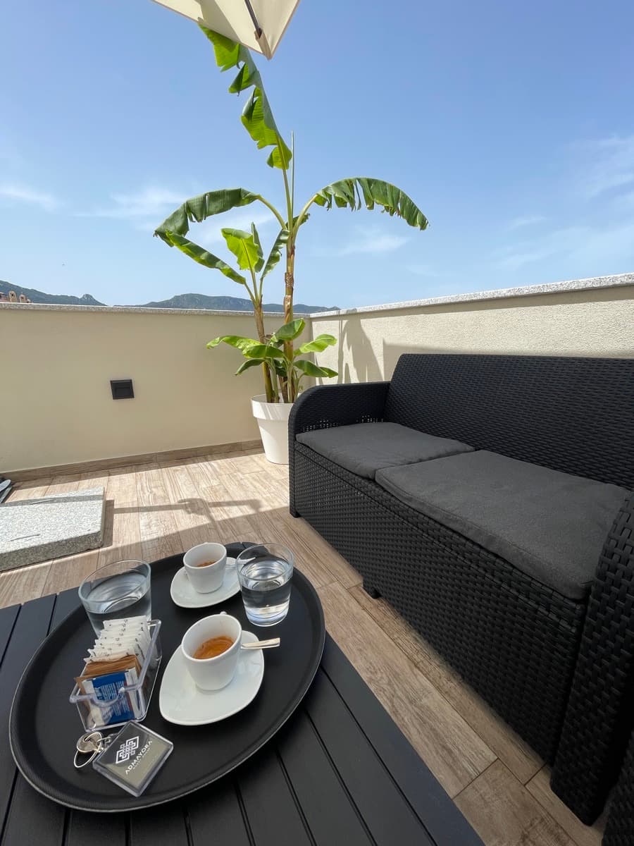 Angolo relax della guest house